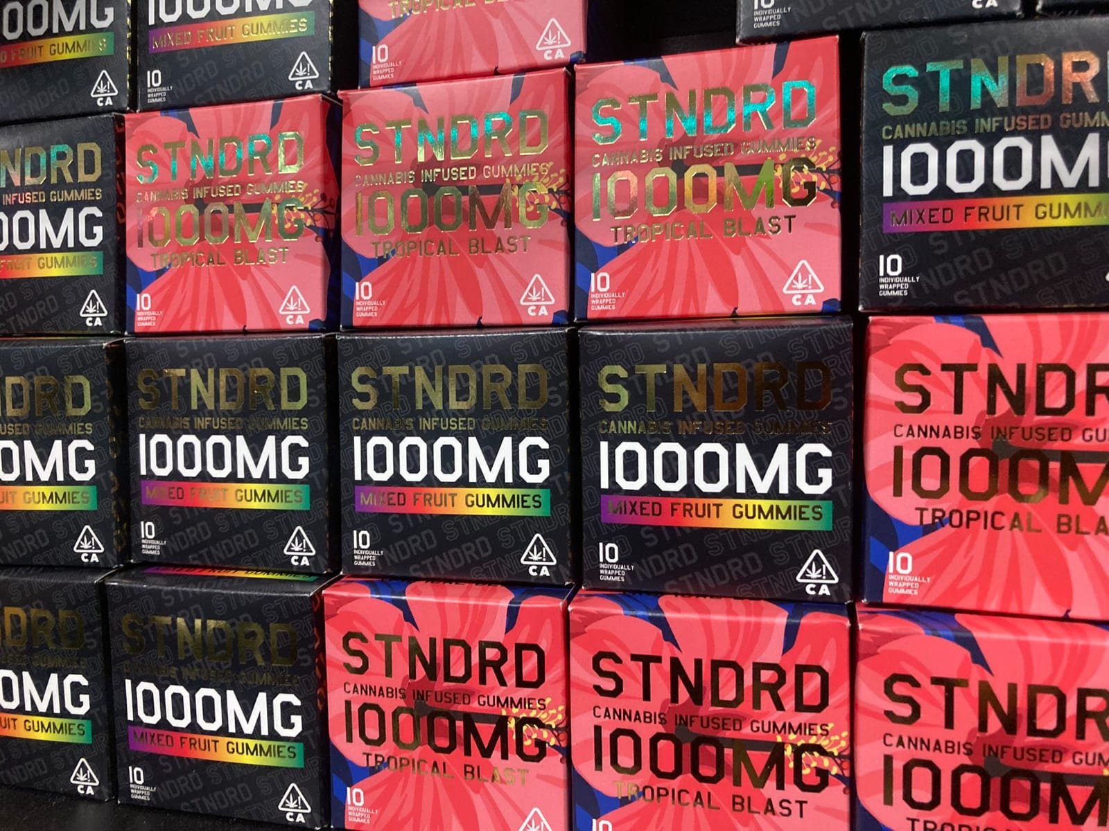 1000mg.jpeg STNDRD CANNABIS INFUSED GUMMIES 1000MG - Image 1