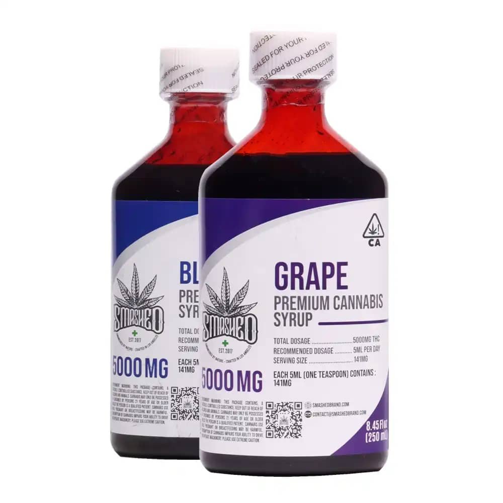 GRAPE.jpeg Smashed Syrup 5000mg - Image 1