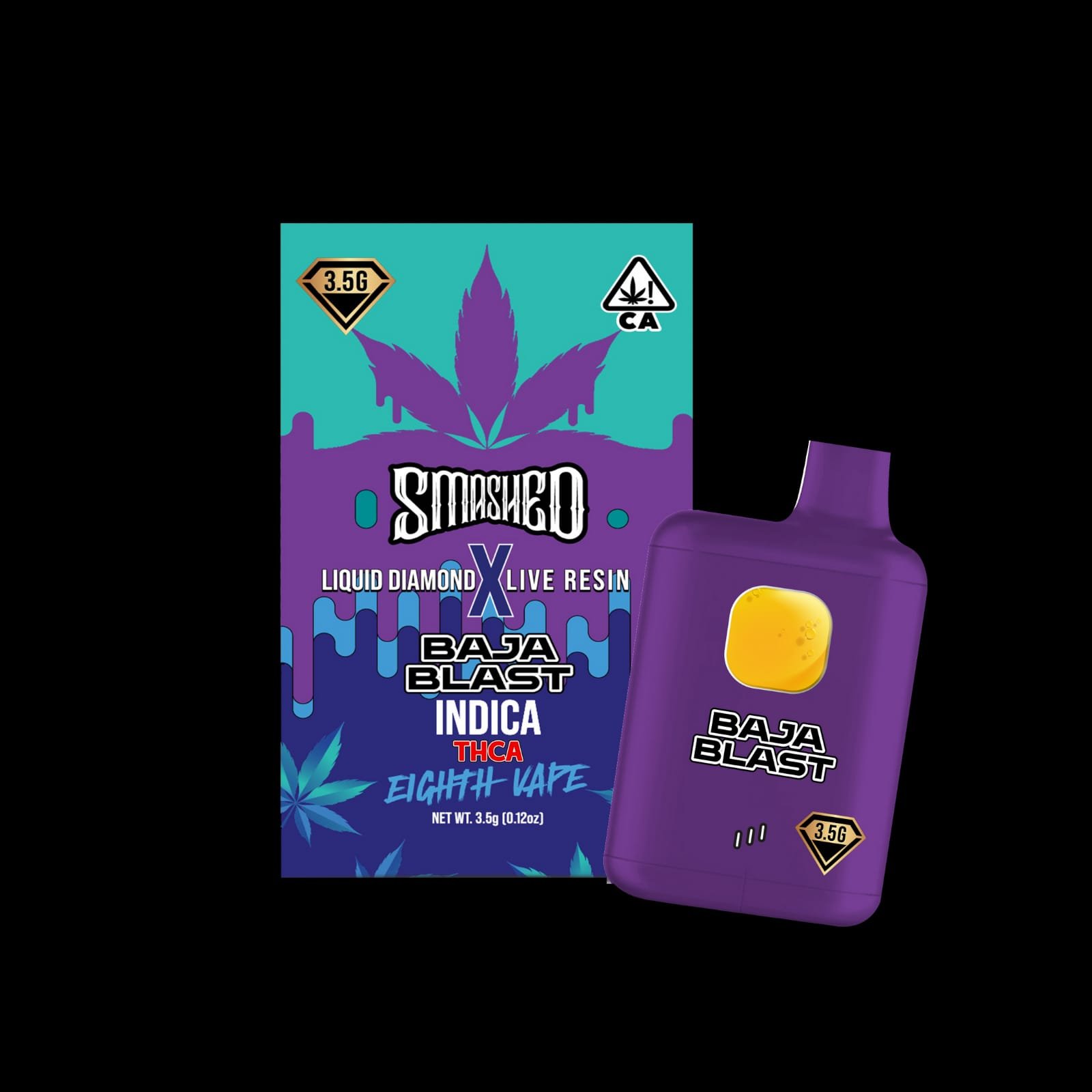 baja.jpeg SMASHED BRAND - BAJA BLAST 3.5G DISPOSABLE VAPE - Image 1