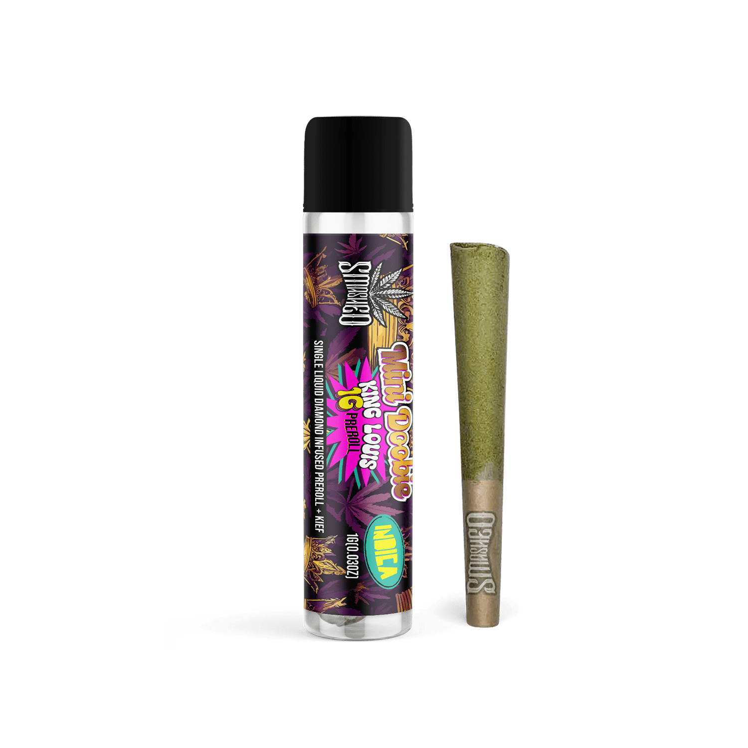 mini-doobie-liquid-diamond-king-louis-preroll-indica-smashed-brand-1810842 Smashed Mini Doobie Liquid Diamond King Louis Preroll