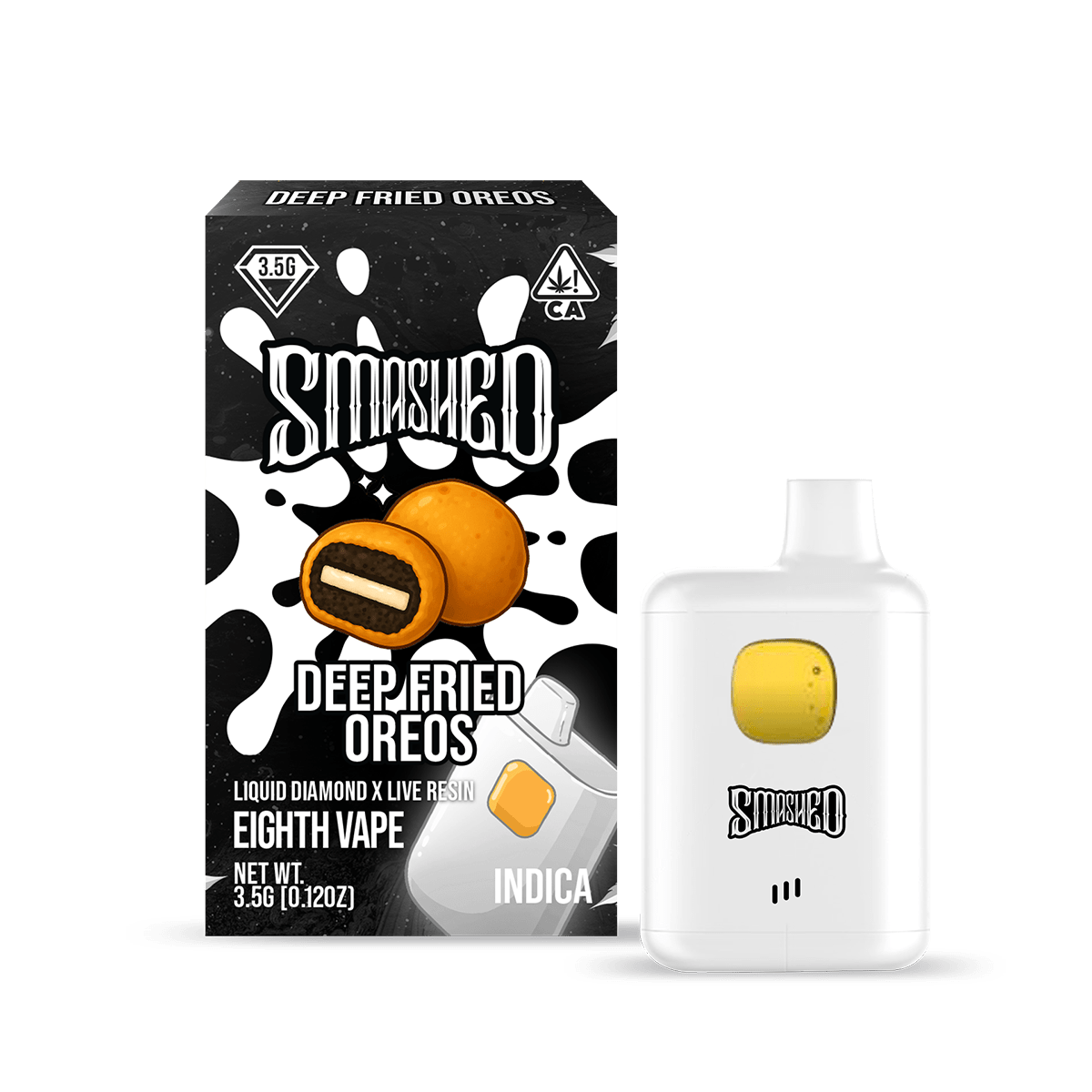 smashed-35g-deep-fried-oreoz-ld-x-lr-disposable-indica-smashed-brand-8050506 Smashed 3.5g Deep Fried Oreoz LD x LR Disposable