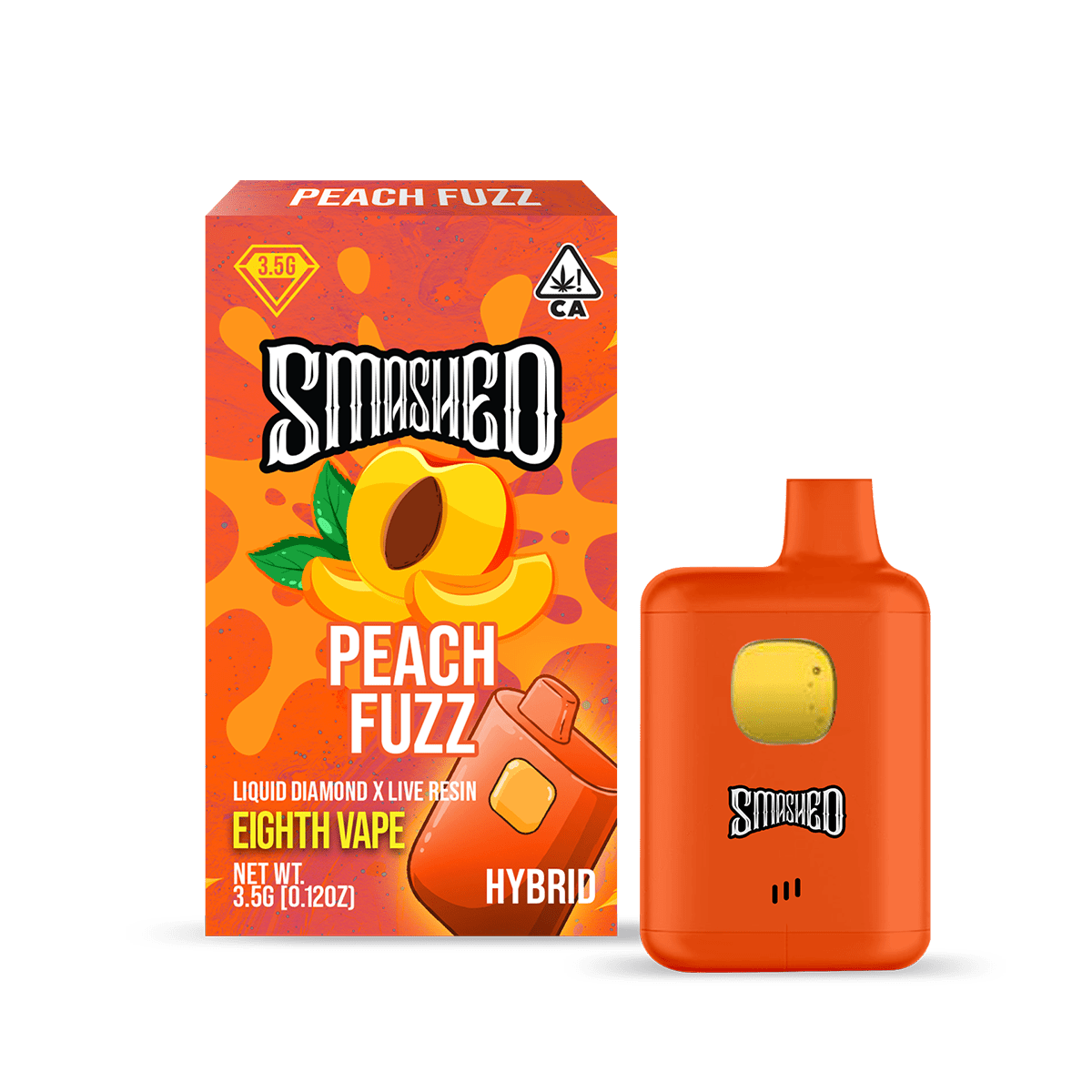 smashed-35g-peach-fuzz-ld-x-lr-disposable-hybrid-smashed-brand-6813784 Smashed 3.5g Peach Fuzz LD x LR Disposable