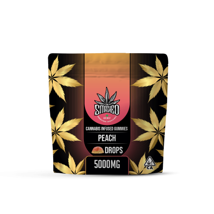 Smashed 5000mg Peach Drops