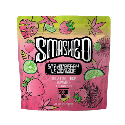 Smashed 5000mg THCA Strawberry Lemonade