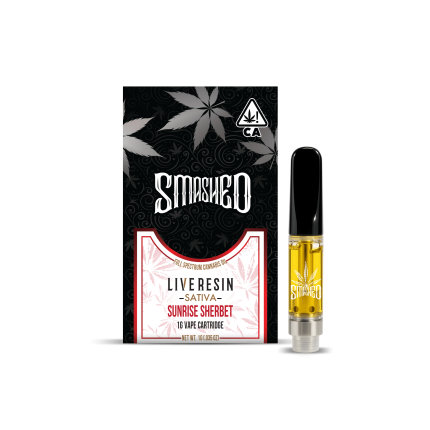 Smashed Cartridge Live Resin 1G Sunrise Sherbet