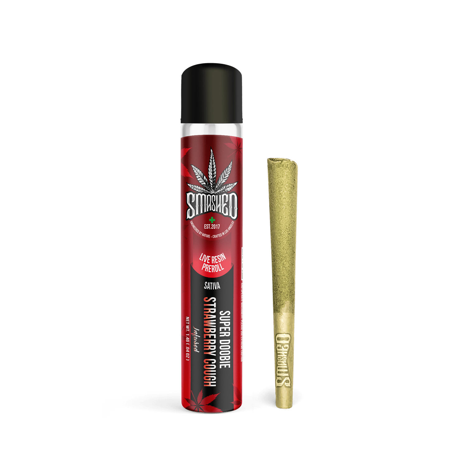 super-doobie-strawberry-cough-sativa-smashed-brand-7792787 Smashed Super Doobie Strawberry Cough